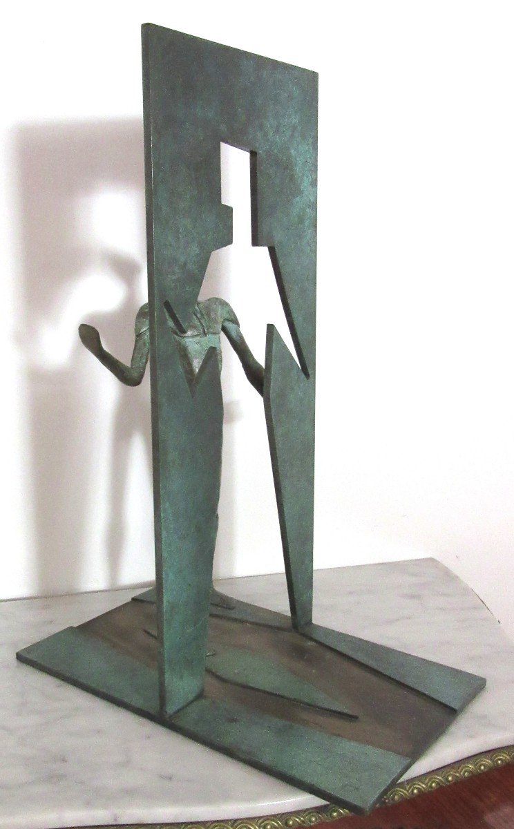 Bronze Sculpture "figure-silhouette" Igor Ustinov -photo-2