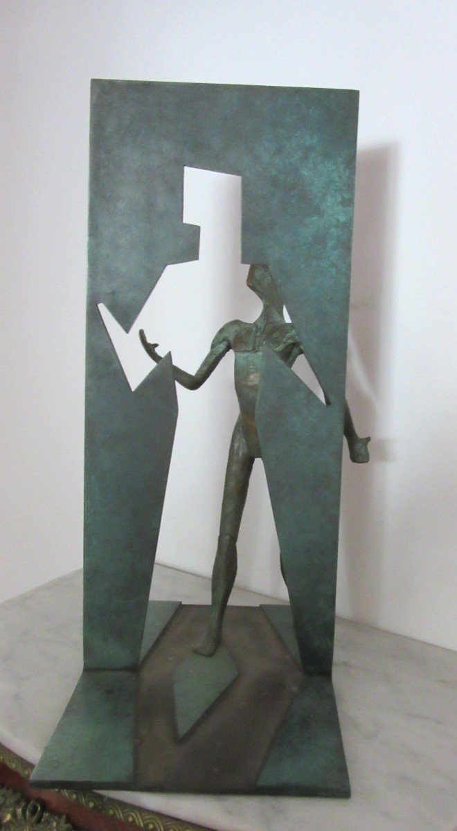 Bronze Sculpture "figure-silhouette" Igor Ustinov -photo-3