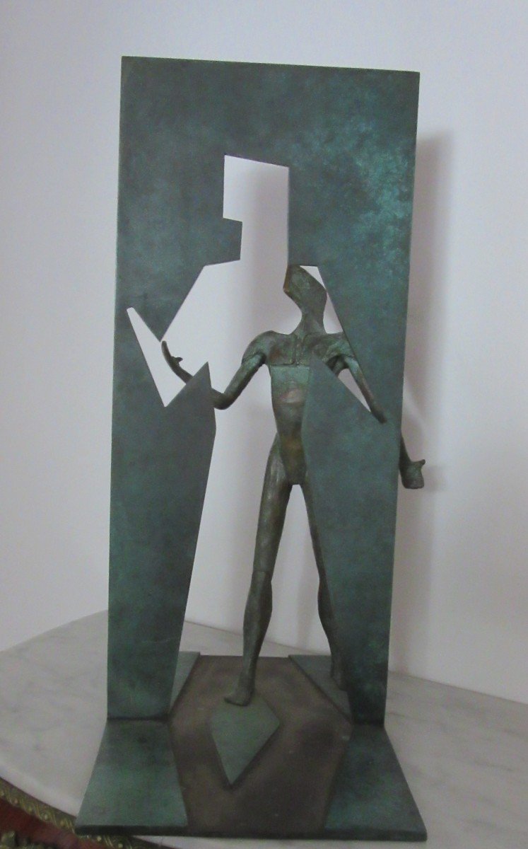 Bronze Sculpture "figure-silhouette" Igor Ustinov -photo-4