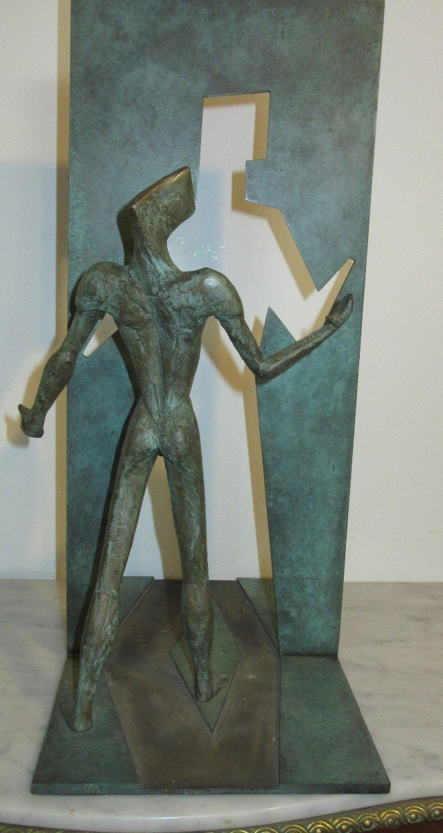 Bronze Sculpture "figure-silhouette" Igor Ustinov -photo-2