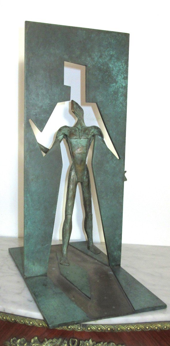 Bronze Sculpture "figure-silhouette" Igor Ustinov -photo-7