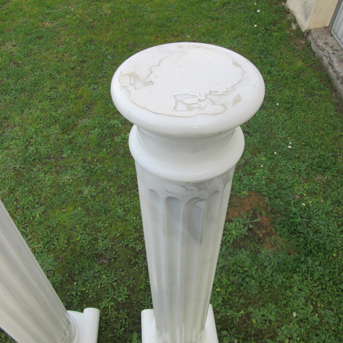 Paire De Colonnes En Marbre-photo-8