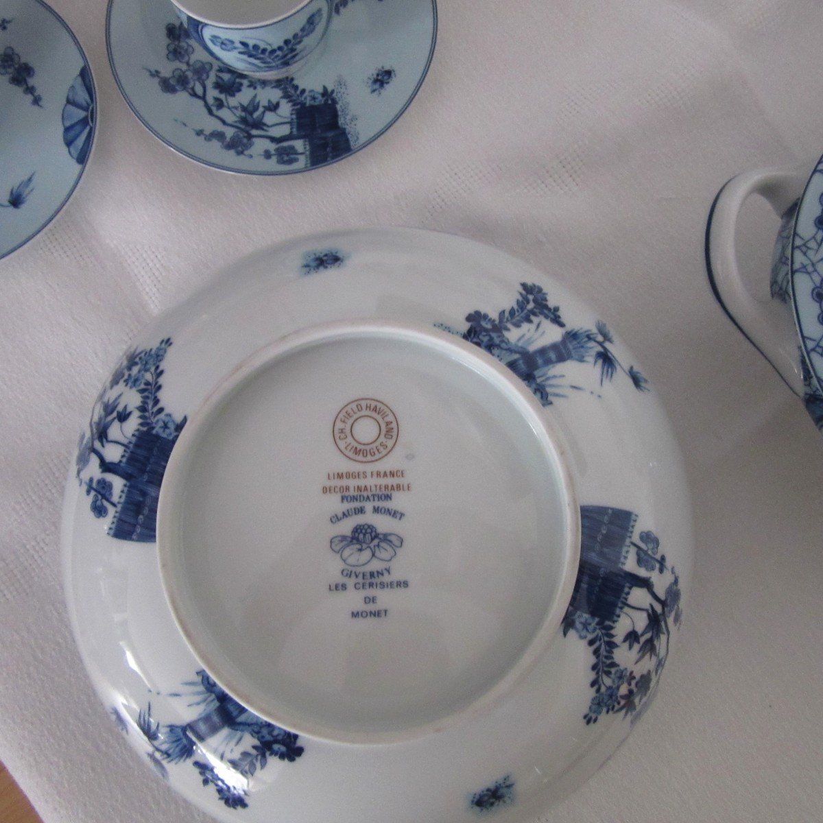 Service de table "Cerisiers de Monet" Haviland Limoges-photo-7