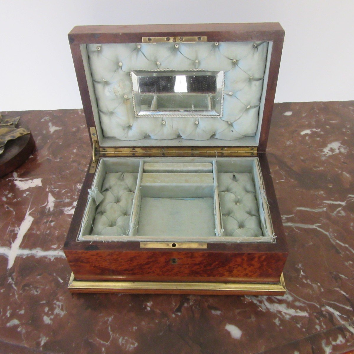 Napoleon III Jewelry Box In Marquetry-photo-3