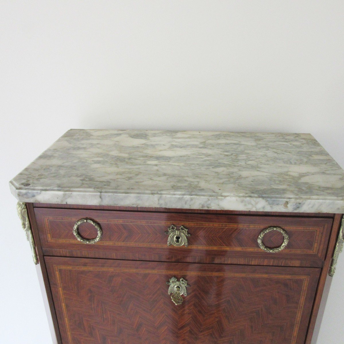 Louis XVI Style Marquetry Secretary-photo-3