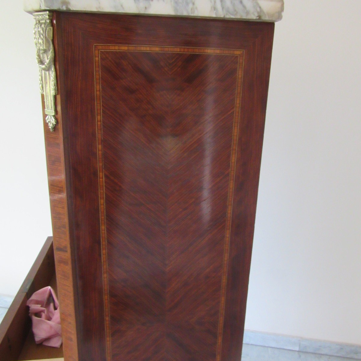 Louis XVI Style Marquetry Secretary-photo-2