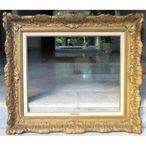 Louis XV Style Gilded Wood And Stucco Frame 