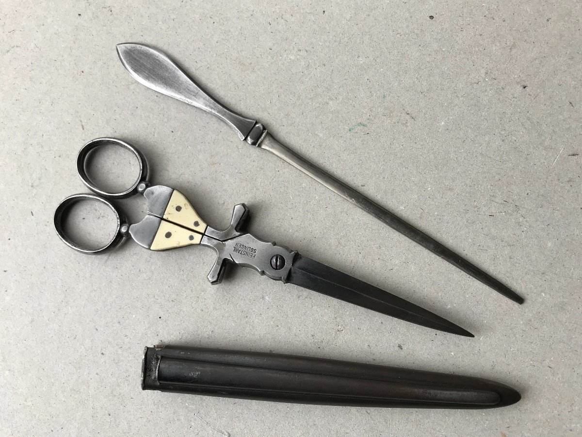 Small German Scissor Dagger 