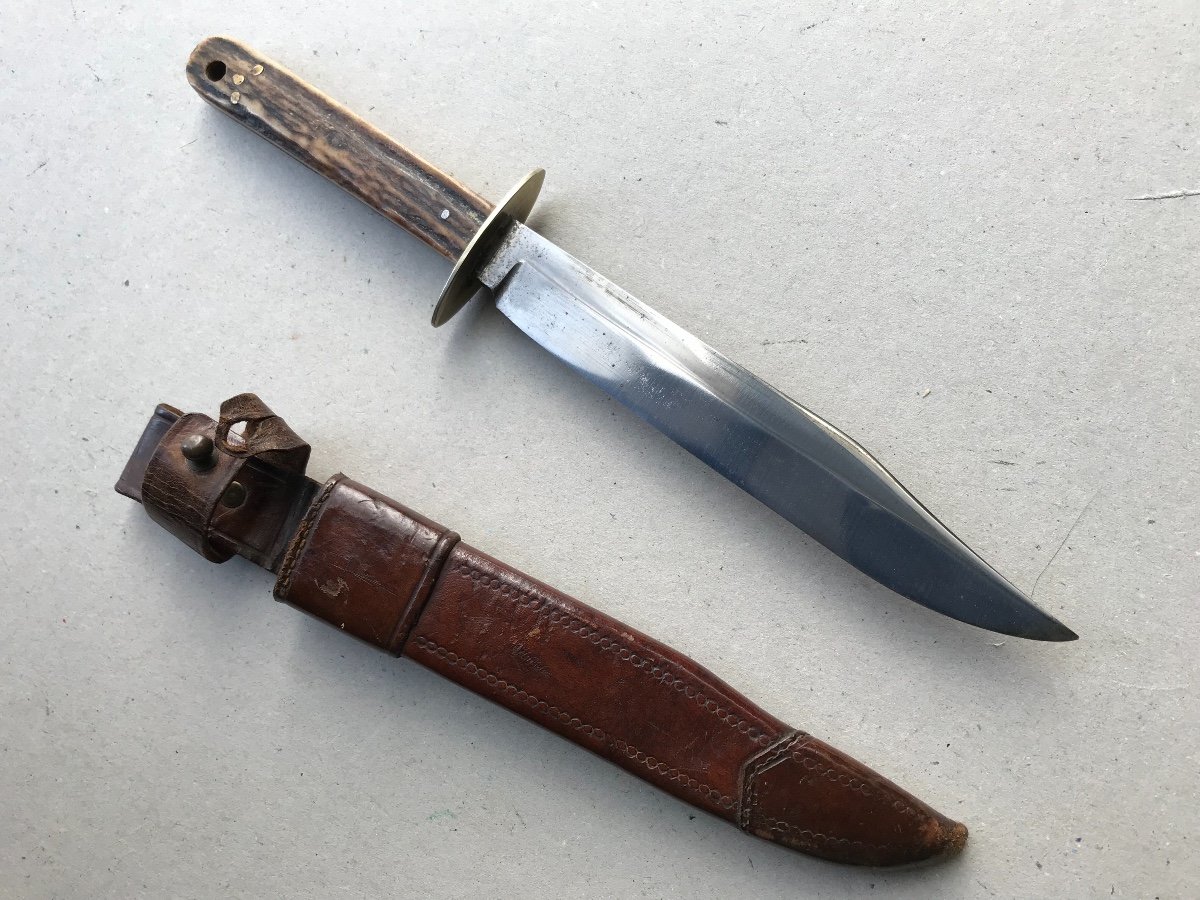 Small Belgian-made Bowie Knife-photo-3