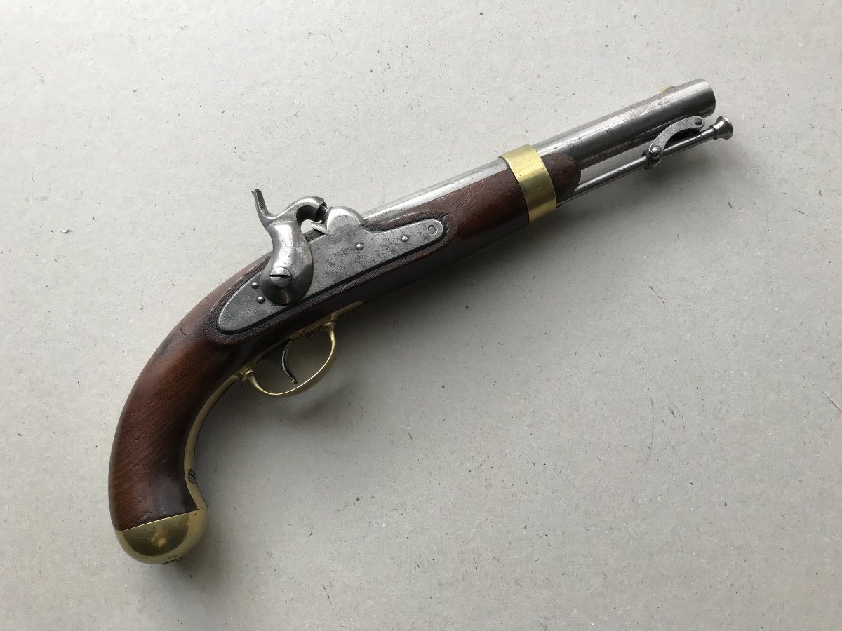 Pistolet A Percussion US Aston modèle 1842 daté 1850/1851-photo-1