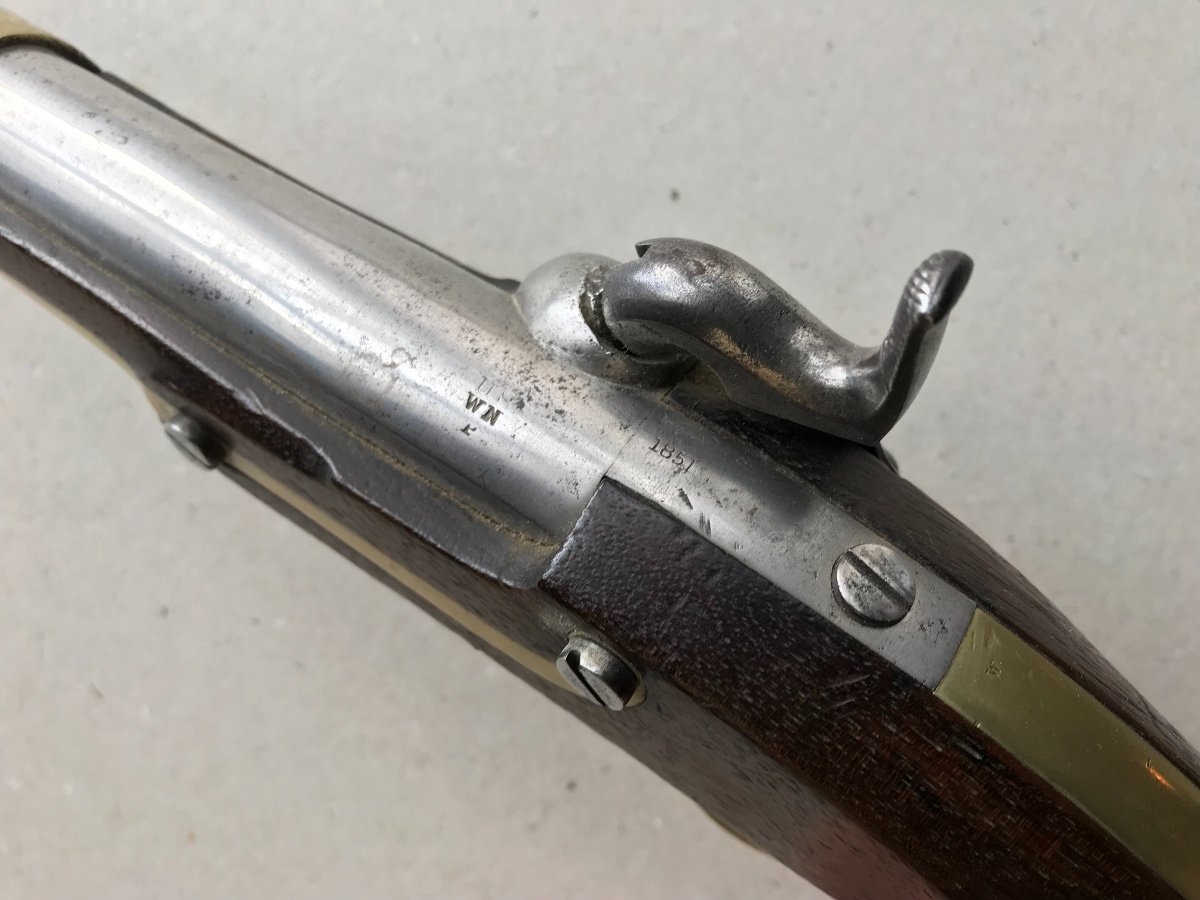 Pistolet A Percussion US Aston modèle 1842 daté 1850/1851-photo-2