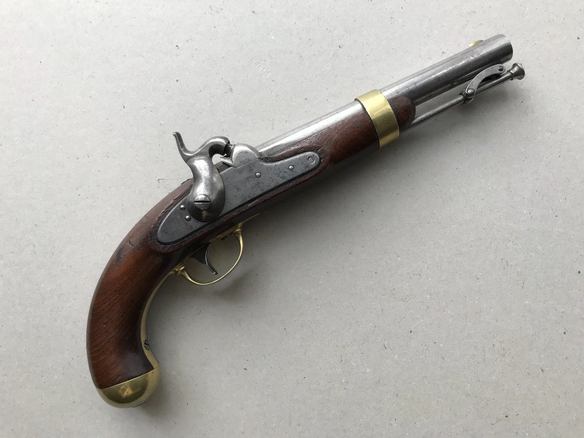 Pistolet A Percussion US Aston modèle 1842 daté 1850/1851