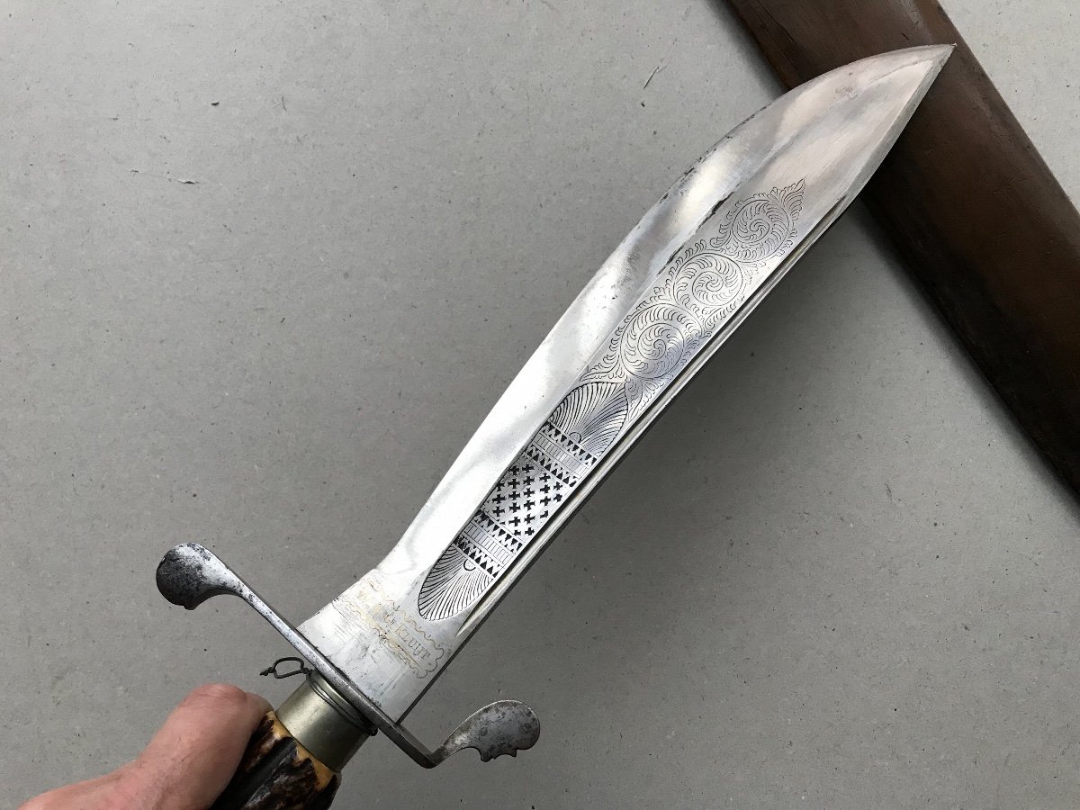 Large Colonial Knife / Dagger From Indonesia-photo-1