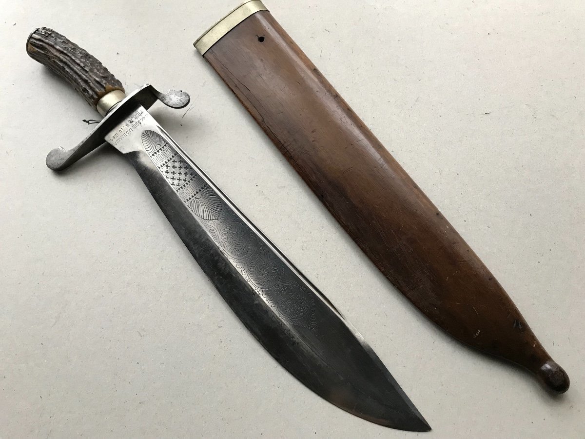 Large Colonial Knife / Dagger From Indonesia