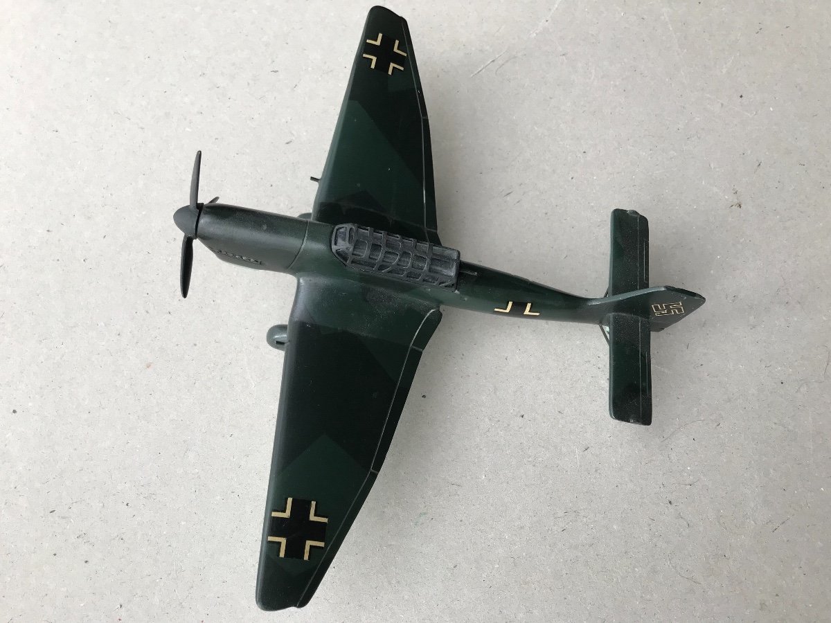  Modele en metal maquette avion Stuka epoque années 30-photo-2