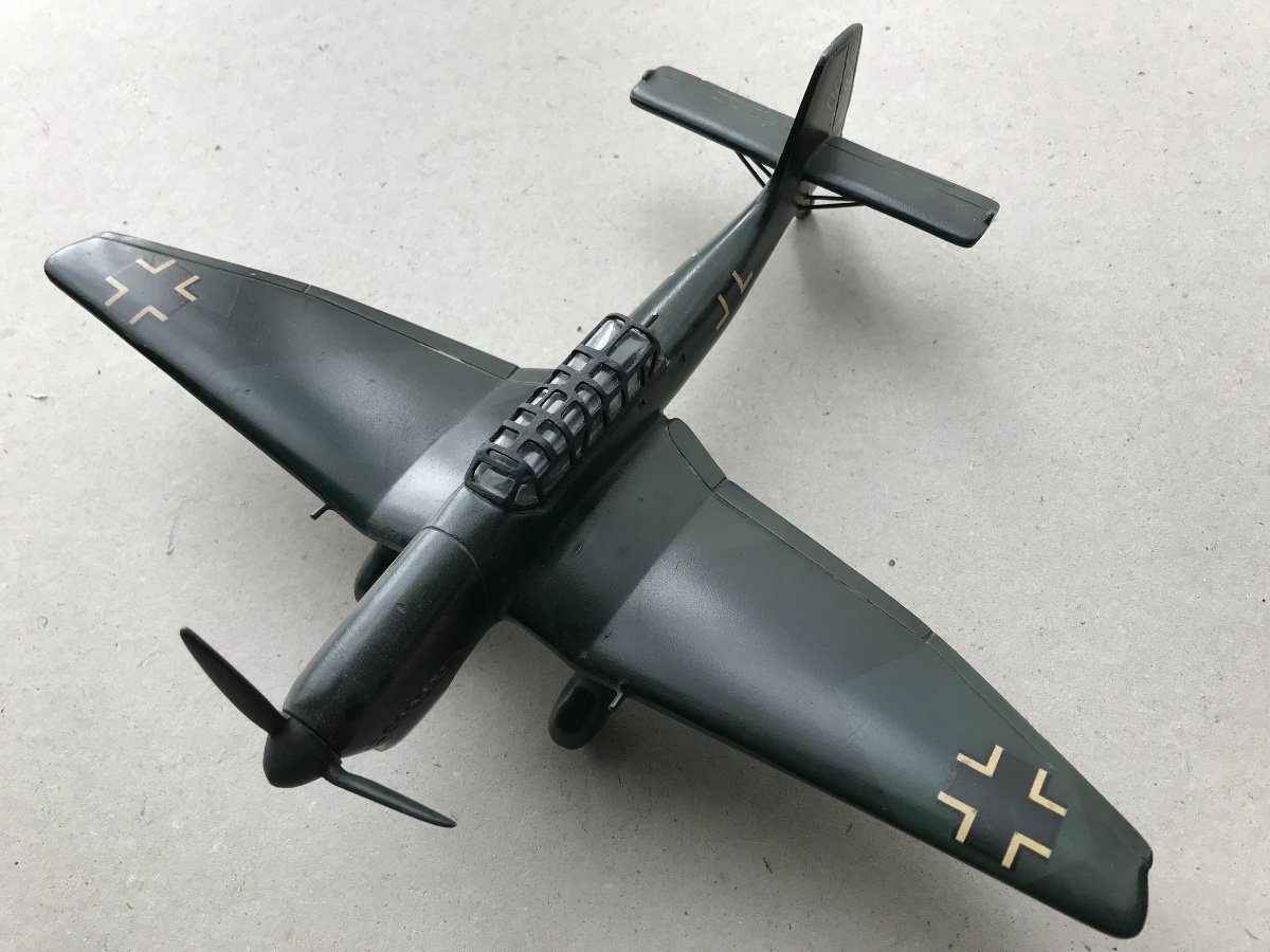  Modele en metal maquette avion Stuka epoque années 30