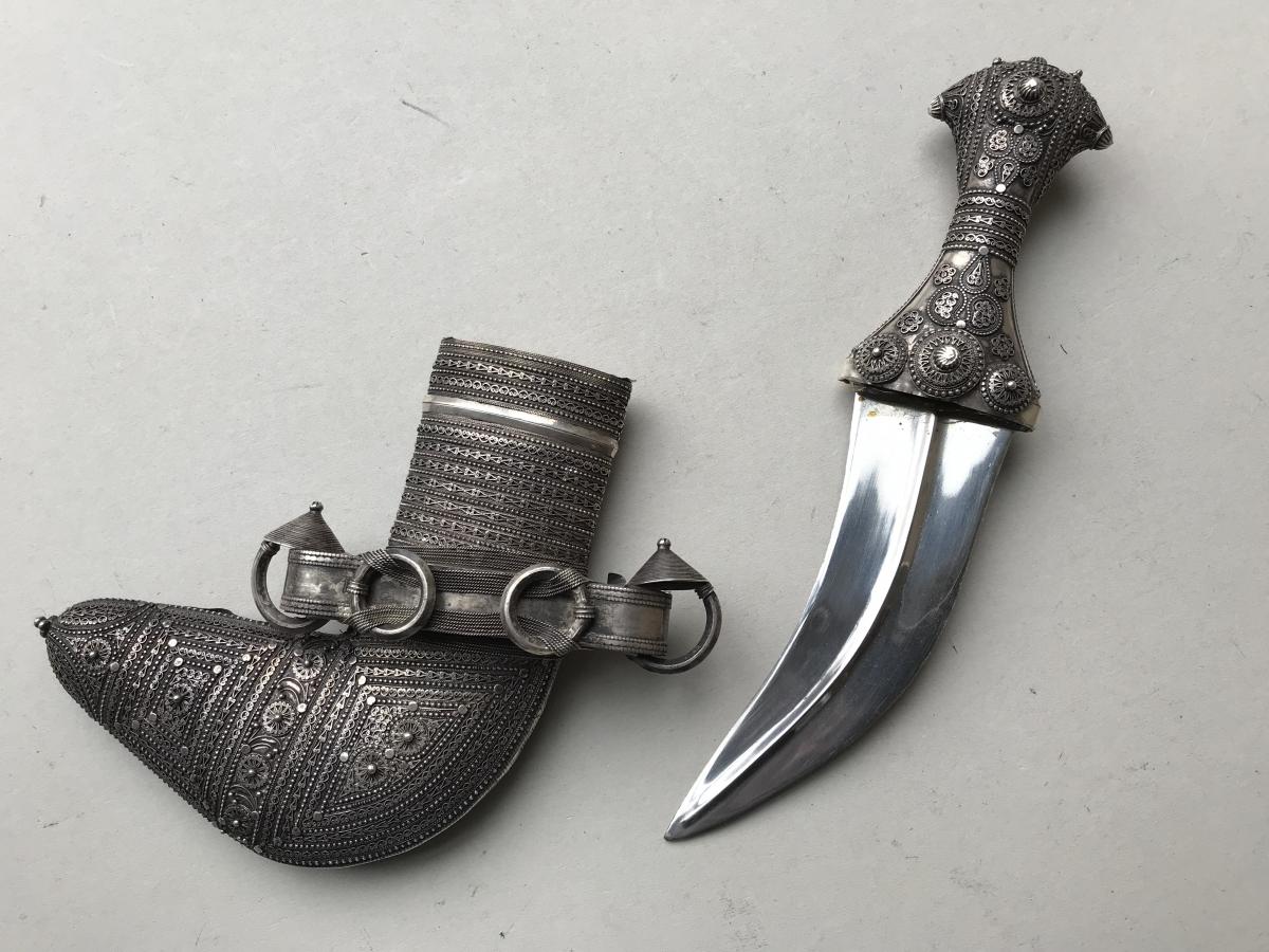 Silver Jambiya Knife-photo-3