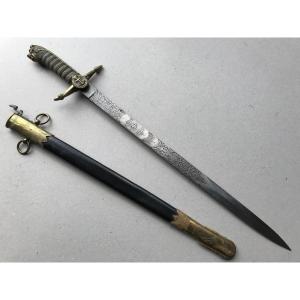 Large English Navy Dagger From The Edward VII Period