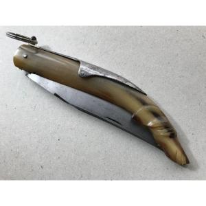 Dog Head Folding Knife