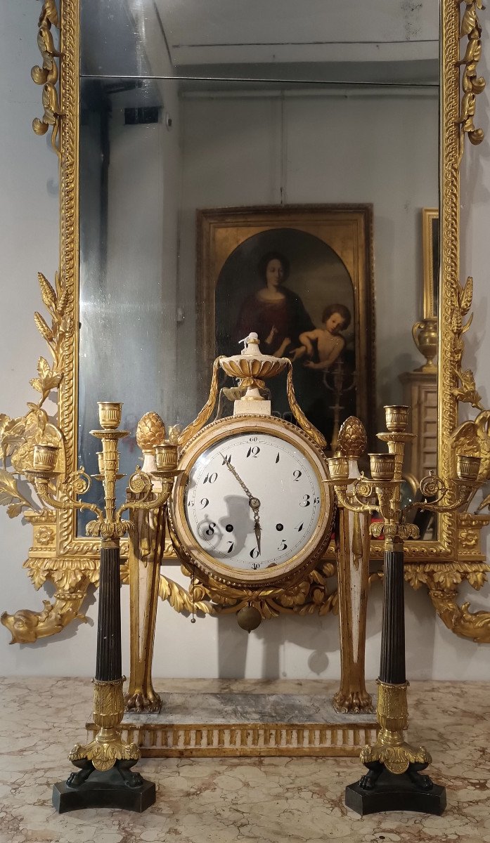 Early 19th Century Pair Of Charles X Bronze Candlesticks-photo-6