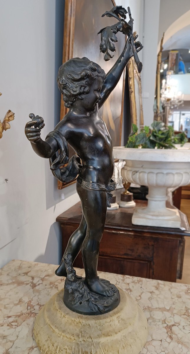 19th Century Auguste Moreau’s Bronze Statuette-photo-2