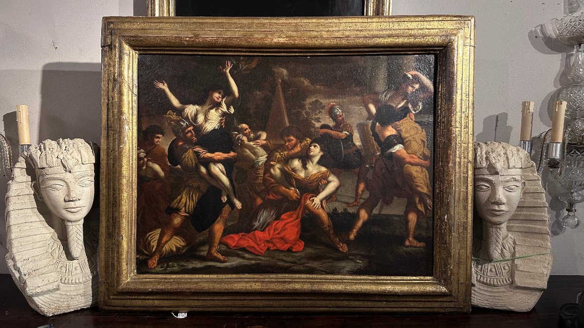 17th Century Pietro Da Cortona's Painting The Rape Of The Sabine-photo-7