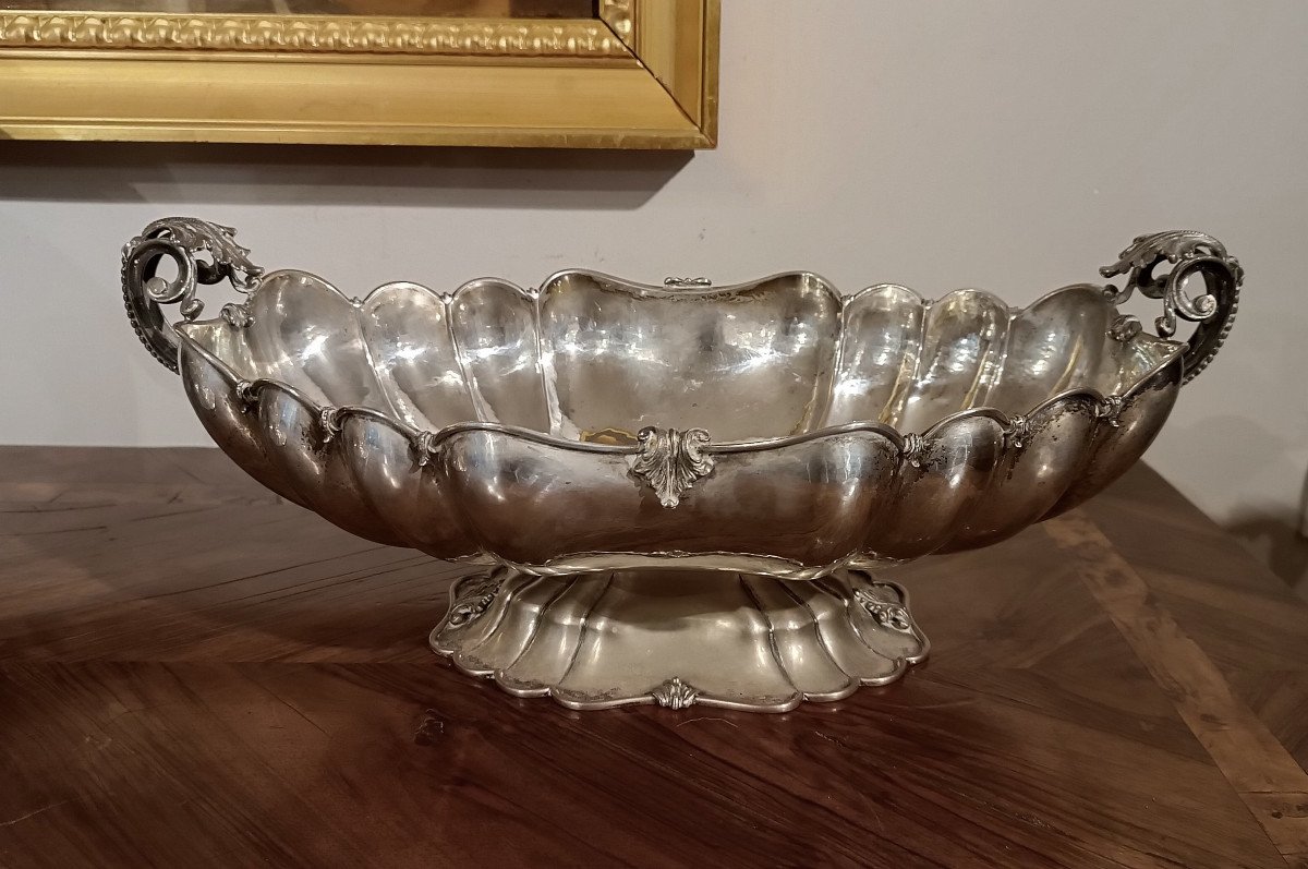 Late 19th-early 20th Century Italian Silver Centerpiece-photo-2