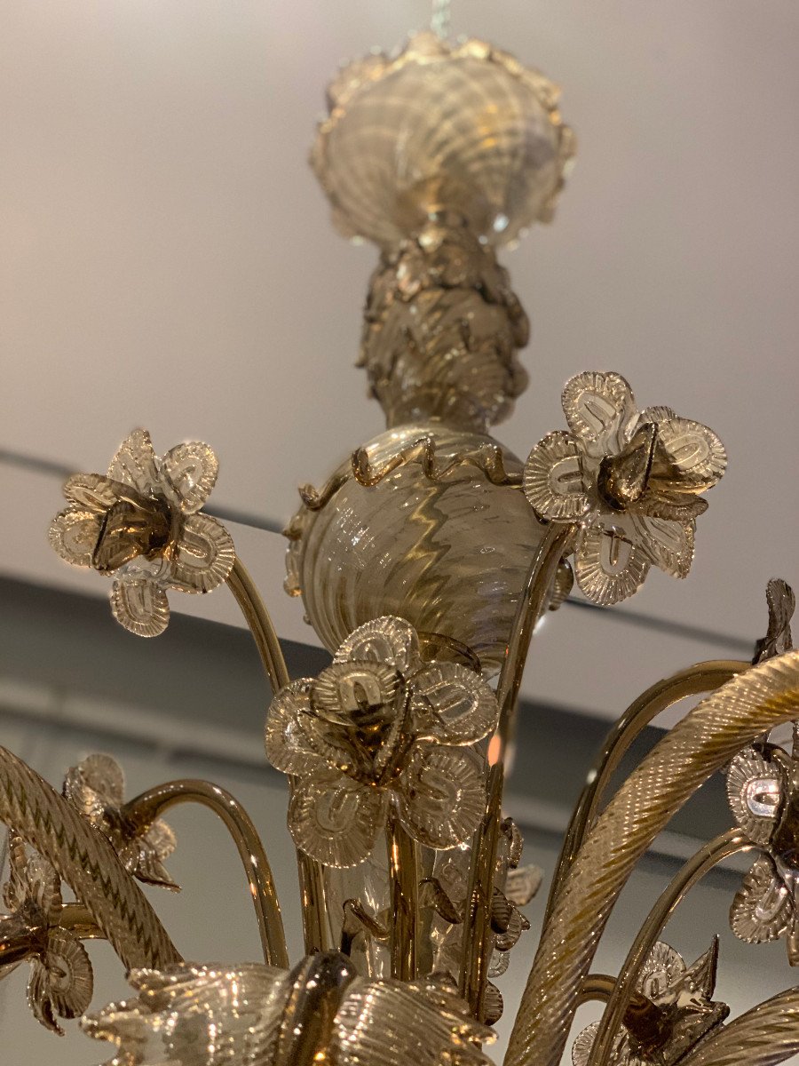 20th Century Venini Liberty Chandelier -photo-3