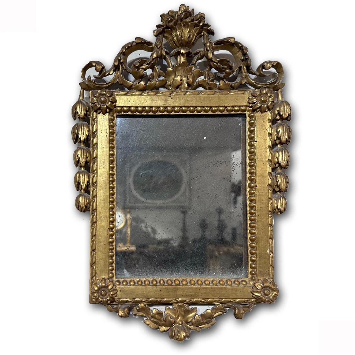 18th Century Small Rectangular Mirror