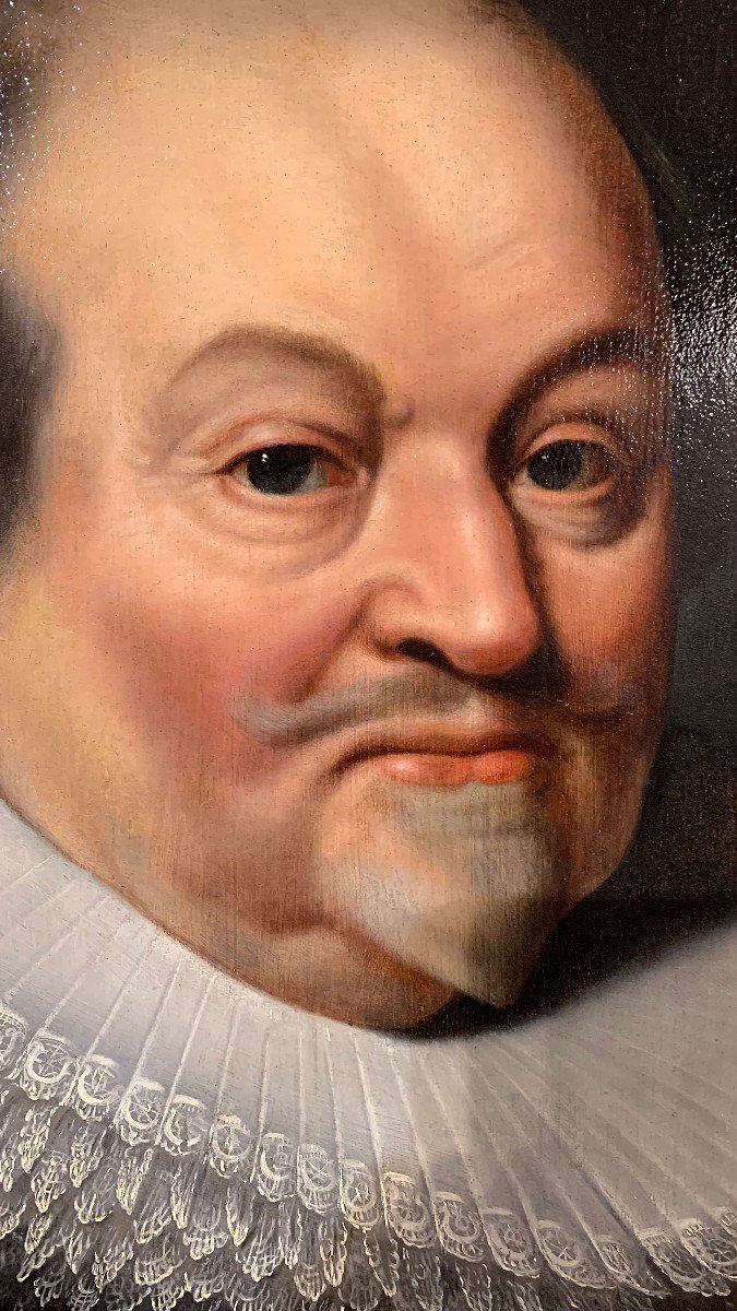 Second Half Of The 17th Century Portrait Of A Flemish Gentleman -photo-3