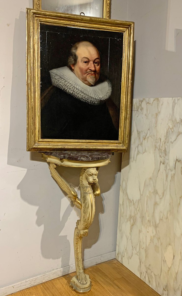 Second Half Of The 17th Century Portrait Of A Flemish Gentleman -photo-2