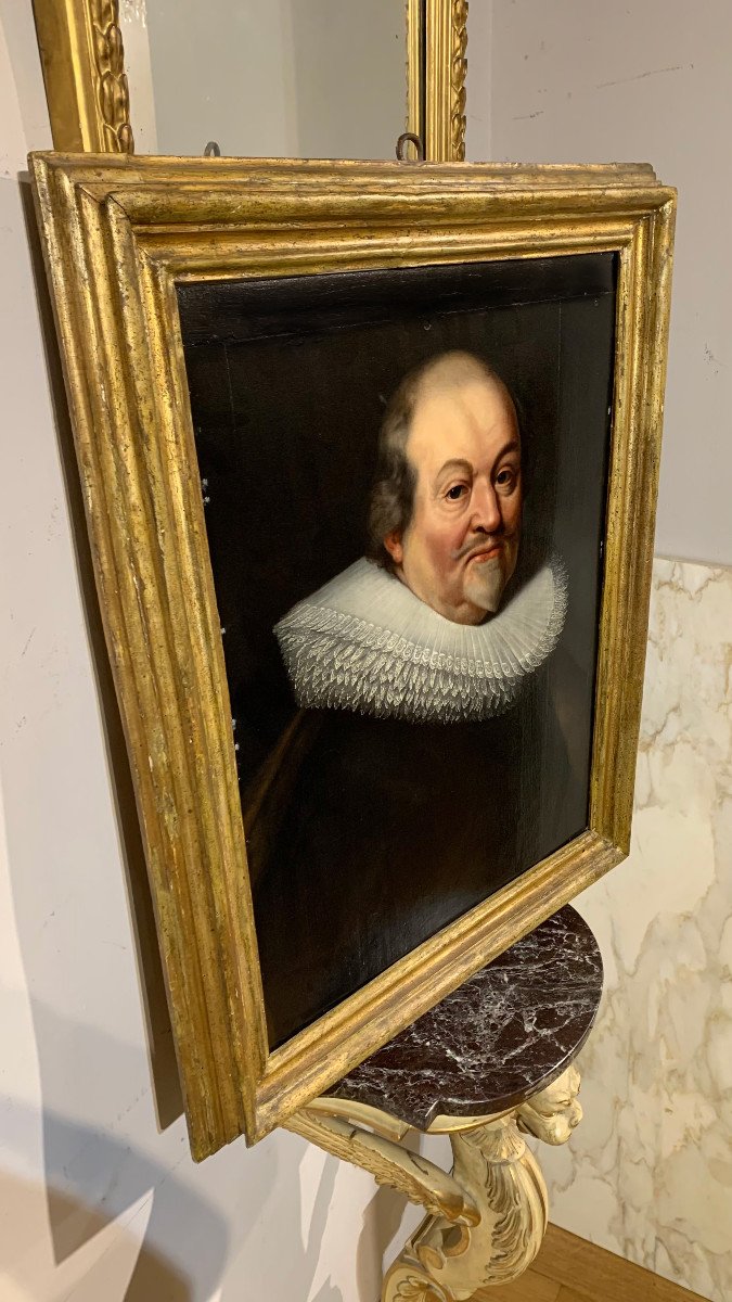 Second Half Of The 17th Century Portrait Of A Flemish Gentleman -photo-3