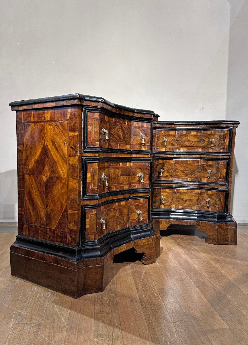 PAIRE DE COMMODES LOUIS XIV DÉBUT 18ème SIÈCLE-photo-4