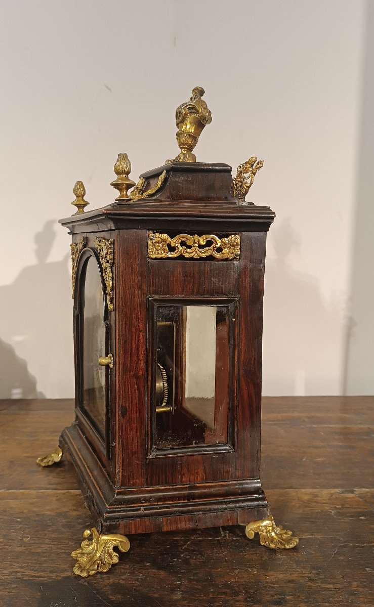 Second Half Of The 17th Century Walnut And Golden Bronze Clock -photo-2
