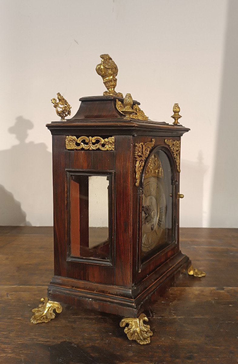 Second Half Of The 17th Century Walnut And Golden Bronze Clock -photo-3