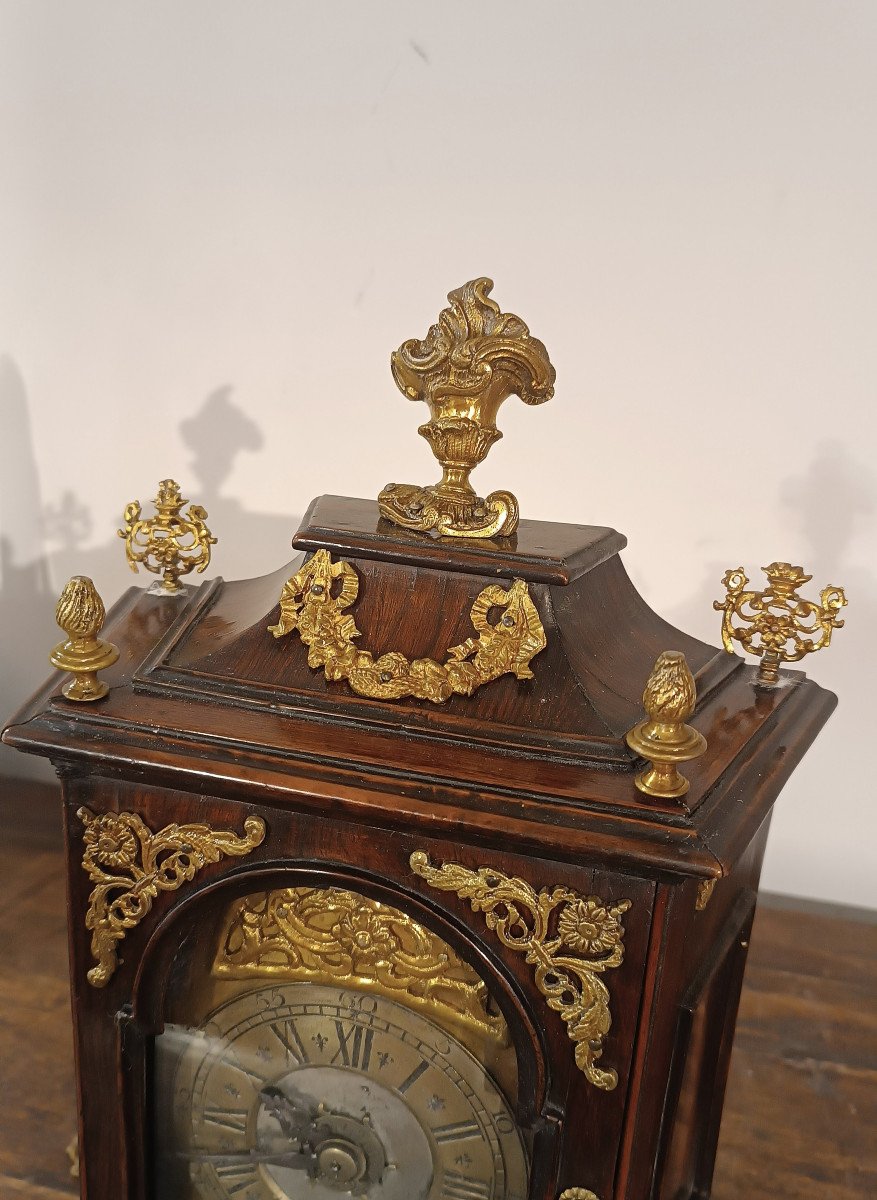 Second Half Of The 17th Century Walnut And Golden Bronze Clock -photo-4