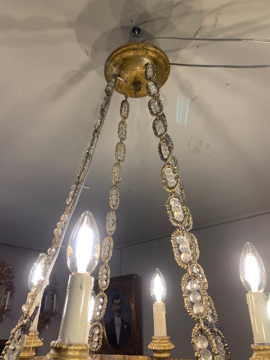 Early 19th Century Basket Chandelier -photo-4