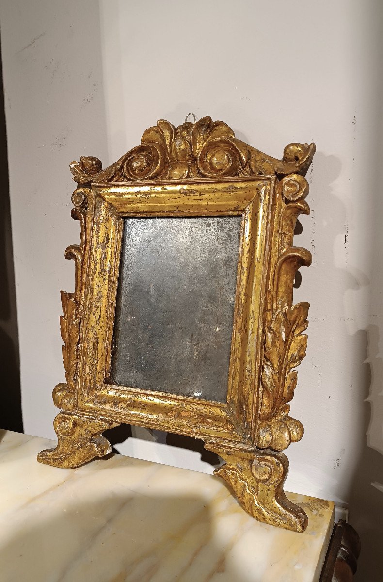 Early 18th Century Pair Of Small Mirrors -photo-2