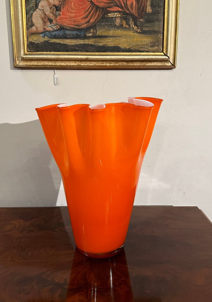 1940s Venini Murano Vase -photo-3