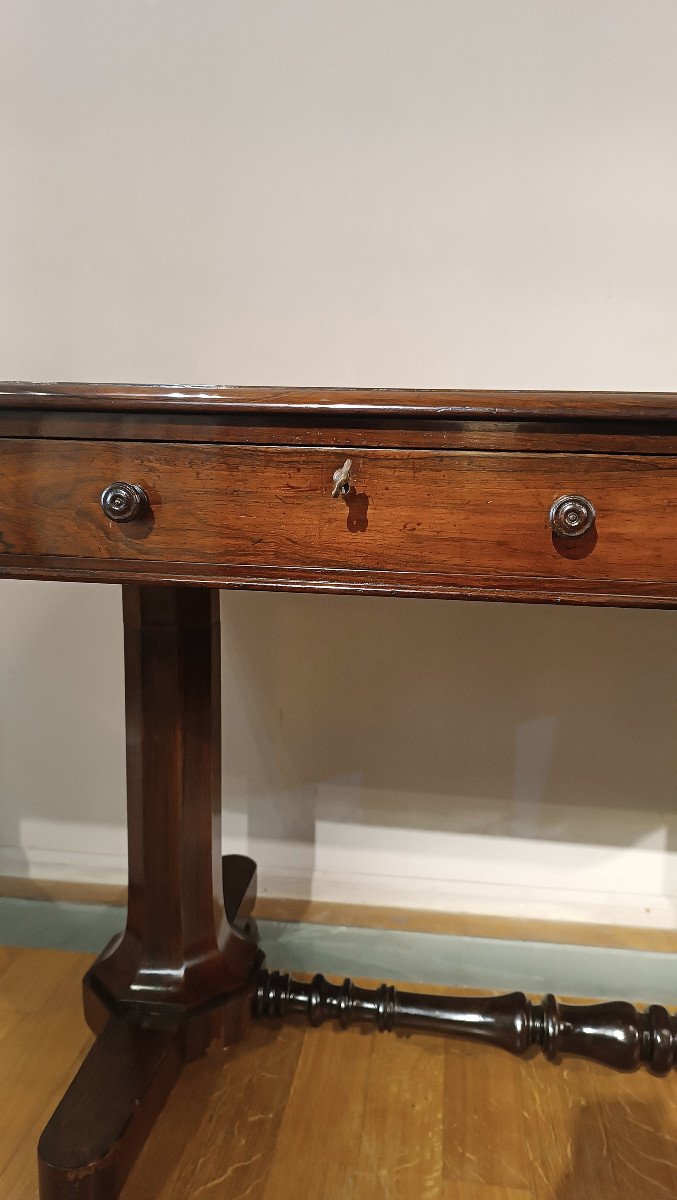 Early 19th Century Charles X Center Desk -photo-5