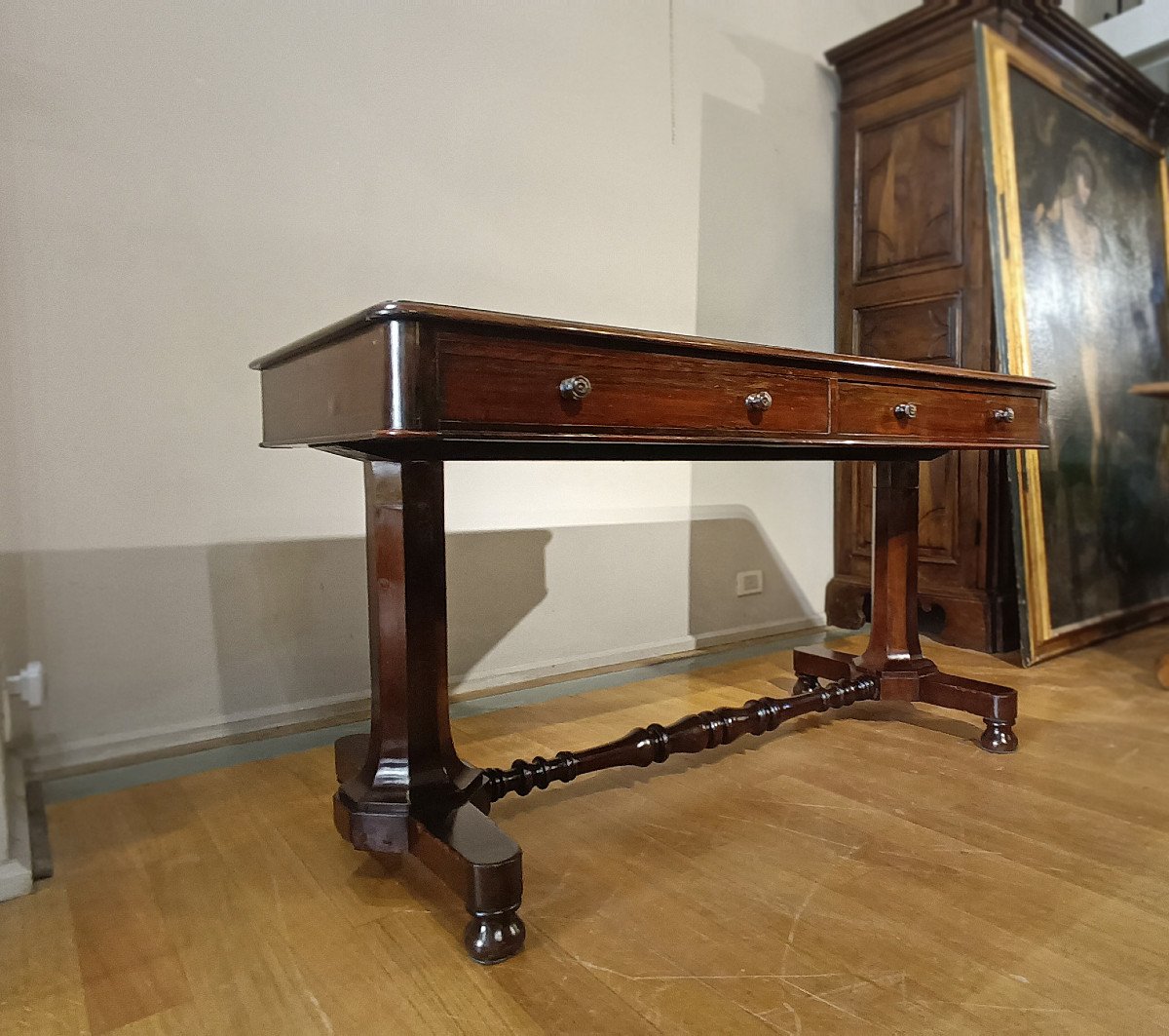 Early 19th Century Charles X Center Desk -photo-8