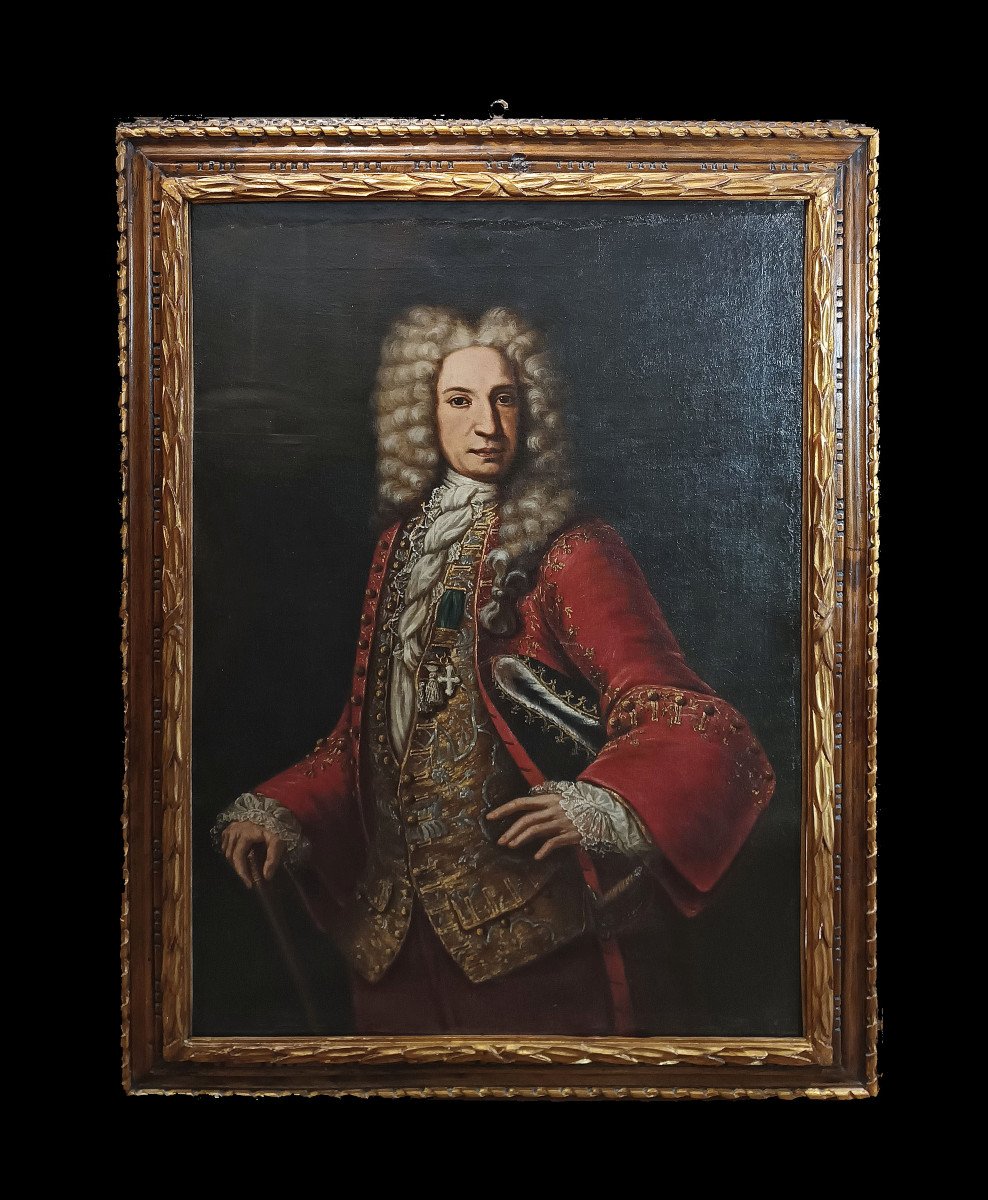 Early 18th Century Portrait Of A Gentleman -photo-2