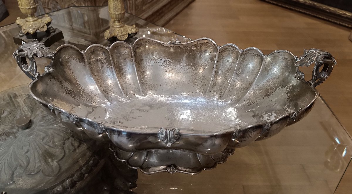 Late 19th-early 20th Century Italian Silver Centerpiece-photo-3