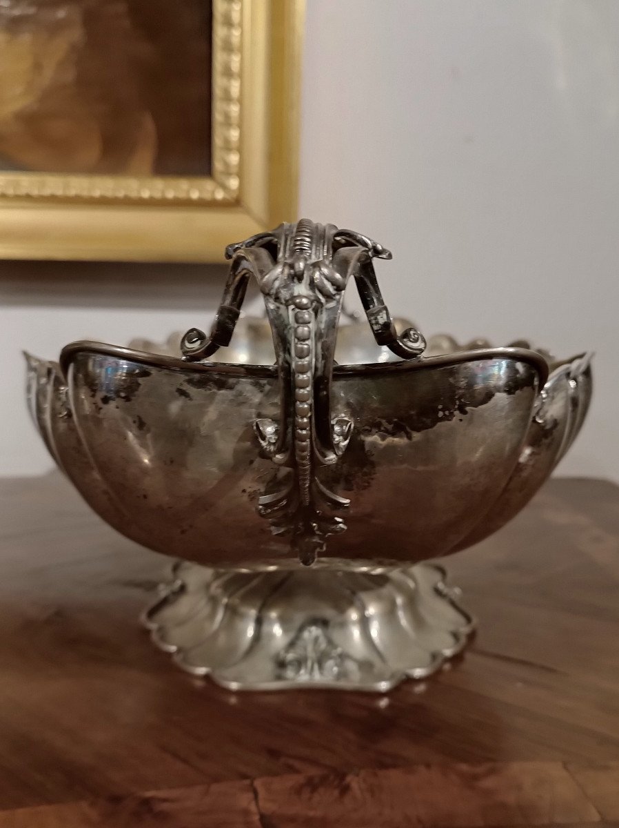 Late 19th-early 20th Century Italian Silver Centerpiece-photo-4