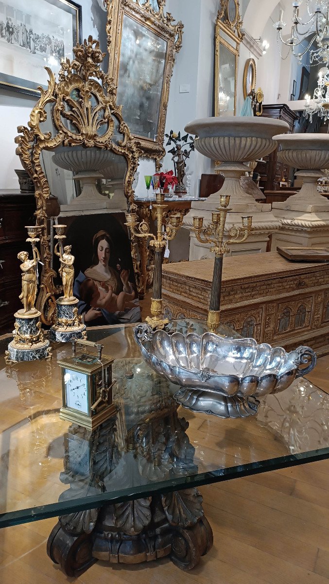 Late 19th-early 20th Century Italian Silver Centerpiece-photo-6