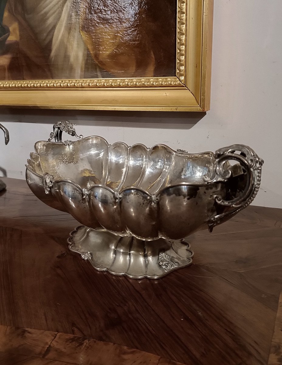 Late 19th-early 20th Century Italian Silver Centerpiece-photo-7