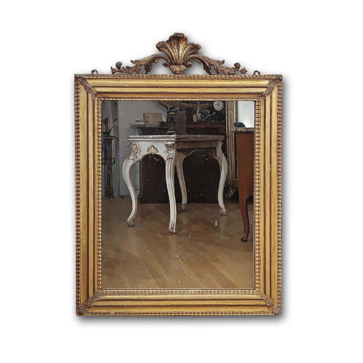 First Half Of The 19th Century Charles X Golden Mirror 