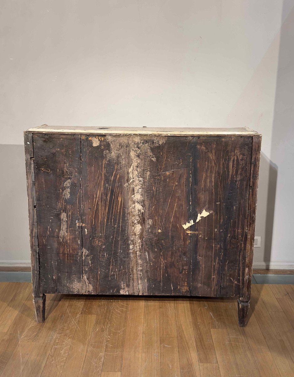 Late 18th Century Neoclassic Painted Folding Writing Table-photo-5