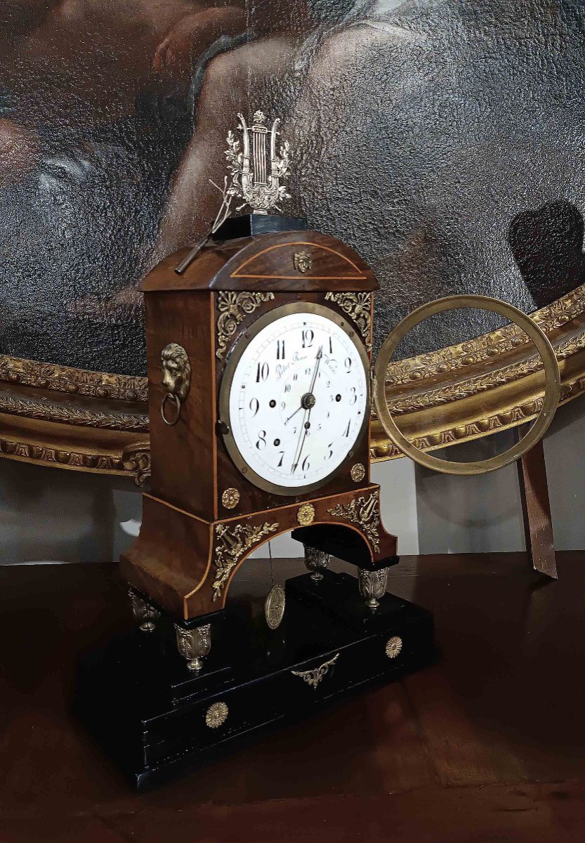 Early 19th Century Viennese Empire Clock -photo-2