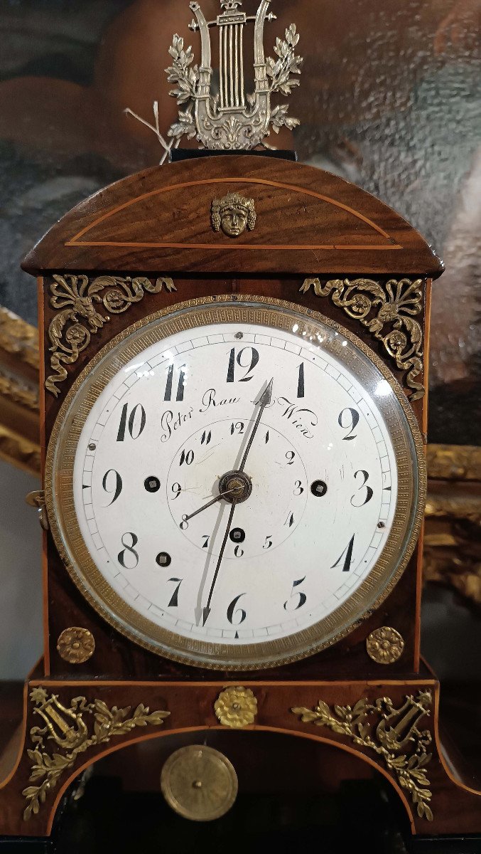 Early 19th Century Viennese Empire Clock -photo-2